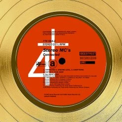 RARE-T Limited Edition Frames Stereo MC's - Connected Gold LP Limited Signature Edition Studio Licensed Custom Frame 18 RARE-T Limited Edition Frames Stereo MC's - Connected Gold LP Limited Signature Edition Studio Licensed Custom Frame