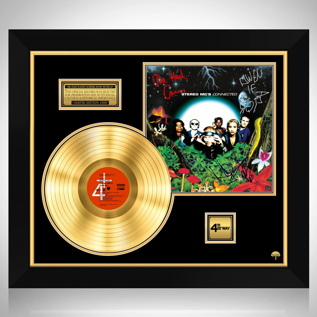 RARE-T Limited Edition Frames Stereo MC's - Connected Gold LP Limited Signature Edition Studio Licensed Custom Frame 1 RARE-T Limited Edition Frames Stereo MC's - Connected Gold LP Limited Signature Edition Studio Licensed Custom Frame