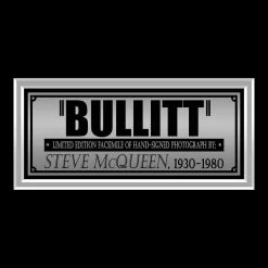 RARE-T Bullitt Photo Limited Signature Edition Studio Licensed Custom Frame Limited Edition Frames