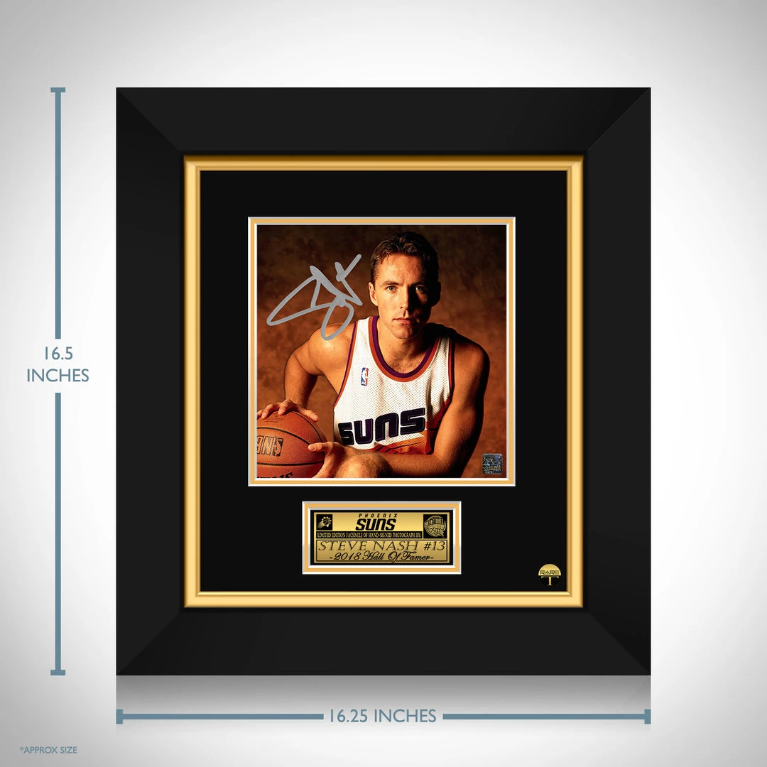 RARE-T Phoenix Suns - Steve Nash Photo Limited Signature Edition Studio Licensed Custom Frame Limited Edition Frames 3 RARE-T Phoenix Suns - Steve Nash Photo Limited Signature Edition Studio Licensed Custom Frame Limited Edition Frames