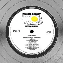 RARE-T Steve Vai - Passion And Warfare Platinum LP Limited Signature Edition Studio Licensed Custom Frame Limited Edition Frames