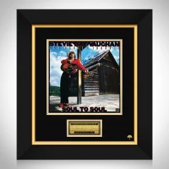 RARE-T Stevie Ray Vaughan Soul To Soul Limited Signature Edition Studio Licensed LP Cover Custom Frame Limited Edition Frames