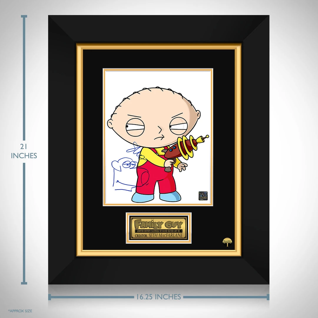 RARE-T Limited Edition Frames Family Guy - Stewie Photo Limited Signature Edition Studio Licensed Custom Frame 3 RARE-T Limited Edition Frames Family Guy - Stewie Photo Limited Signature Edition Studio Licensed Custom Frame