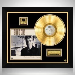 Rare-T Sting Dream Of The Blue Turtles Limited Signature Edition Studio Licensed Gold LP Custom Frame