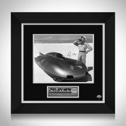 RARE-T Stirling Moss Photo Limited Signature Edition Studio Licensed Custom Frame