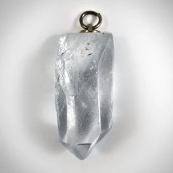 Jonathan Ancient Artifacts Quartz Crystal & Silver Pendant - Vintage Quartz Crystal & Silver Pendant