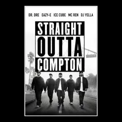 RARE-T Straight Outta Compton Script Limited Signature Edition Studio Licensed Custom Frame 16 RARE-T Straight Outta Compton Script Limited Signature Edition Studio Licensed Custom Frame