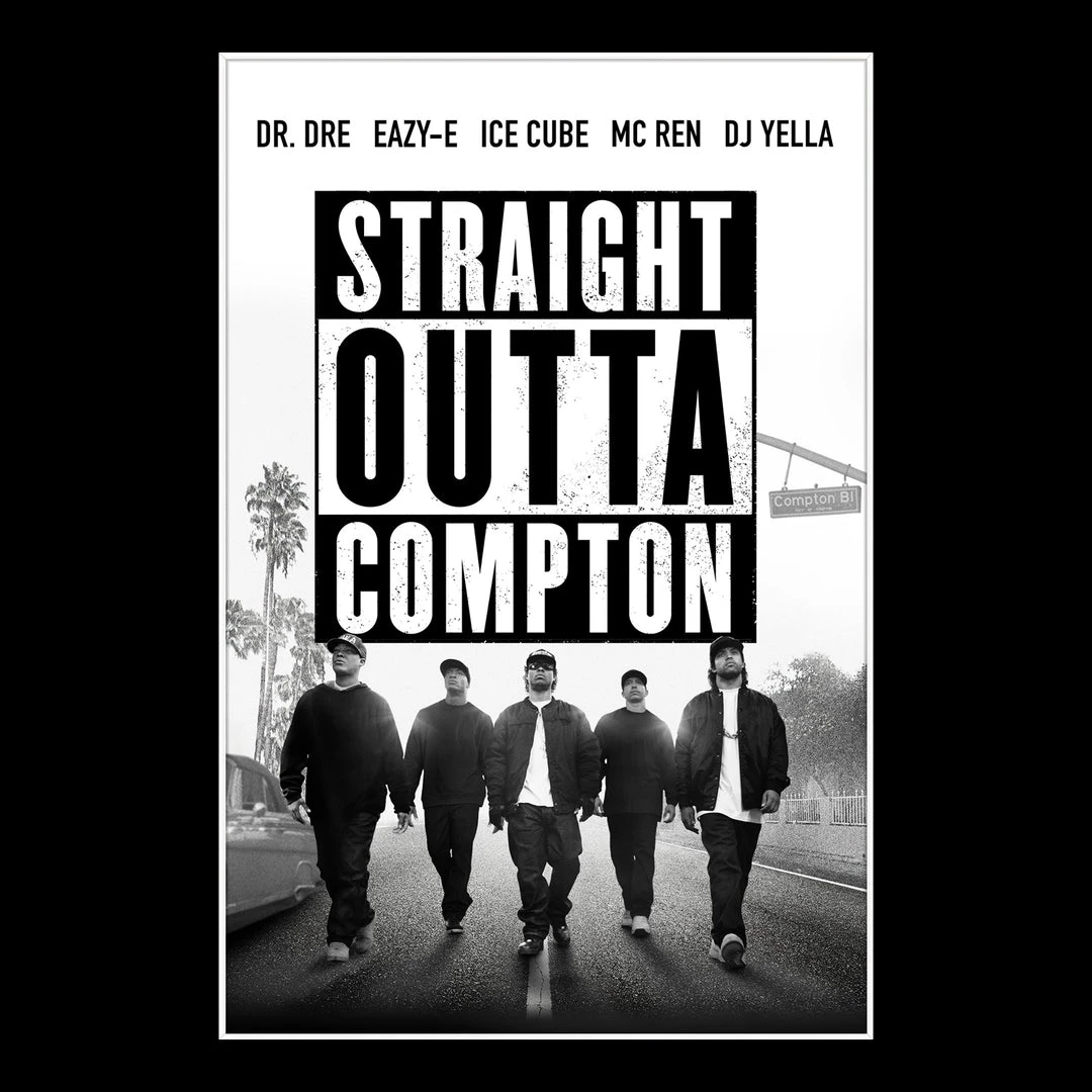 RARE-T Straight Outta Compton Script Limited Signature Edition Studio Licensed Custom Frame 6 RARE-T Straight Outta Compton Script Limited Signature Edition Studio Licensed Custom Frame