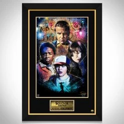 RARE-T Limited Edition Frames Stranger Things Art Print Photo Limited Signature Edition Studio Licensed Custom Frame