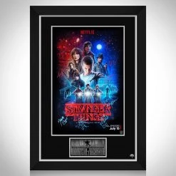 RARE-T Stranger Things Mini Poster Limited Signature Edition Studio Licensed Custom Frame