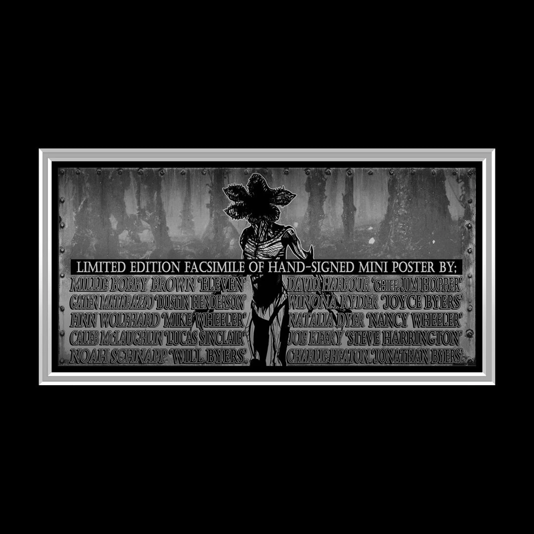RARE-T Stranger Things Mini Poster Limited Signature Edition Studio Licensed Custom Frame 9 RARE-T Stranger Things Mini Poster Limited Signature Edition Studio Licensed Custom Frame