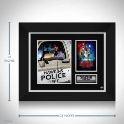 RARE-T Stranger Things - Jim Hopper Photo Limited Signature Edition Studio Licensed Custom Frame