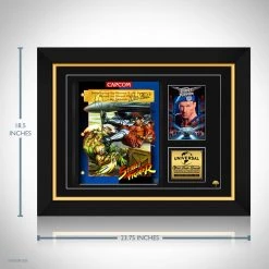 RARE-T Street Fighter 1994 Transcript Limited Signature Edition Studio Licensed Custom Frame Limited Edition Frames