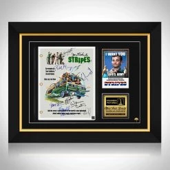 RARE-T Limited Edition Frames Stripes Transcript Limited Signature Edition Studio Licensed Custom Frame
