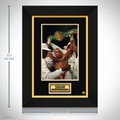 RARE-T Sugar Ray Leonard Photo Limited Signature Edition Studio Licensed Custom Frame