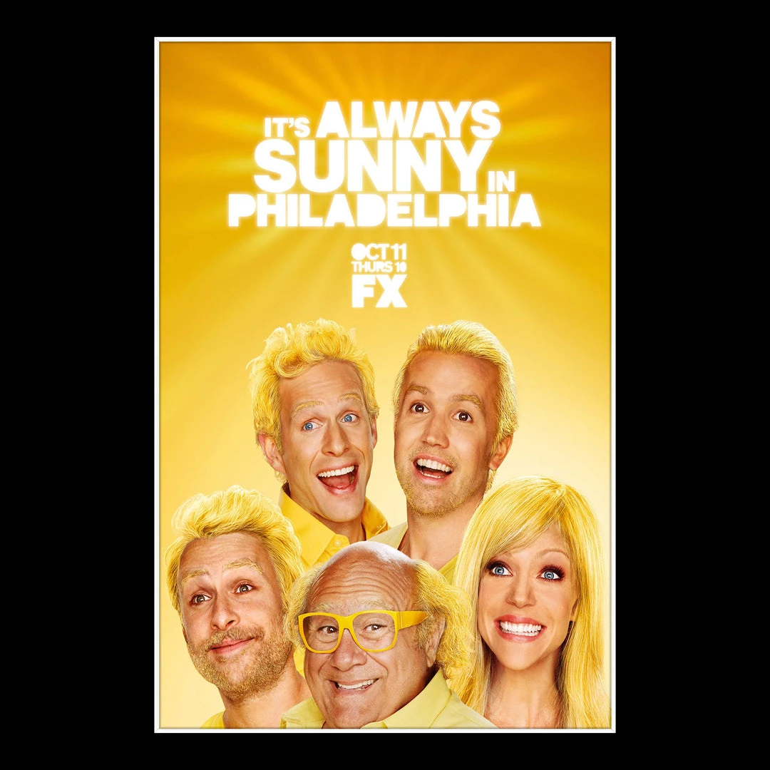 RARE-T It's Always Sunny In Philadelphia Script Limited Signature Edition Studio Licensed Custom Frame Limited Edition Frames 6 RARE-T It's Always Sunny In Philadelphia Script Limited Signature Edition Studio Licensed Custom Frame Limited Edition Frames