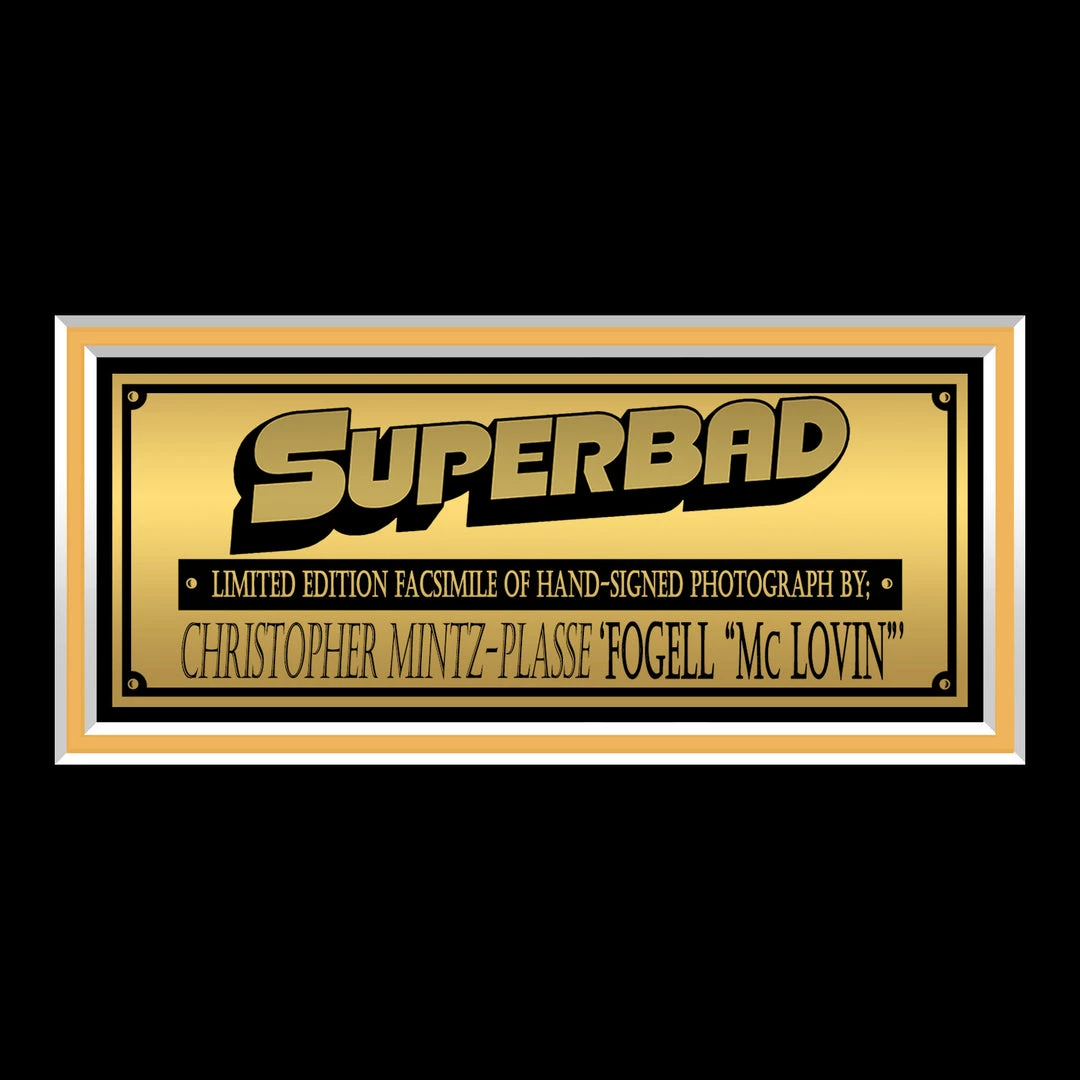 RARE-T Superbad - McLovin Photo Limited Signature Edition Studio Licensed Custom Frame NEW 5 RARE-T Superbad - McLovin Photo Limited Signature Edition Studio Licensed Custom Frame NEW