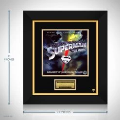 RARE-T Superman 1978 - Original Motion Picture Soundtrack LP Cover Limited Signature Edition Studio Licensed Custom Frame NEW