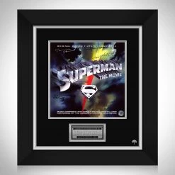 RARE-T Superman 1978 - Original Motion Picture Soundtrack LP Cover Limited Signature Edition Studio Licensed Custom Frame NEW