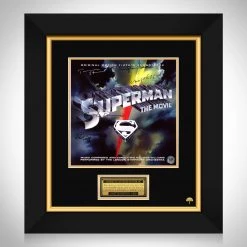 RARE-T Superman 1978 - Original Motion Picture Soundtrack LP Cover Limited Signature Edition Studio Licensed Custom Frame NEW