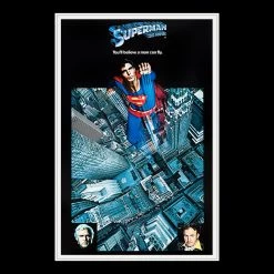 RARE-T NEW Superman 1978 Script Limited Signature Edition Studio Licensed Custom Frame