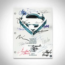 RARE-T NEW Superman 1978 Script Limited Signature Edition Studio Licensed Custom Frame