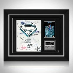 RARE-T NEW Superman 1978 Script Limited Signature Edition Studio Licensed Custom Frame