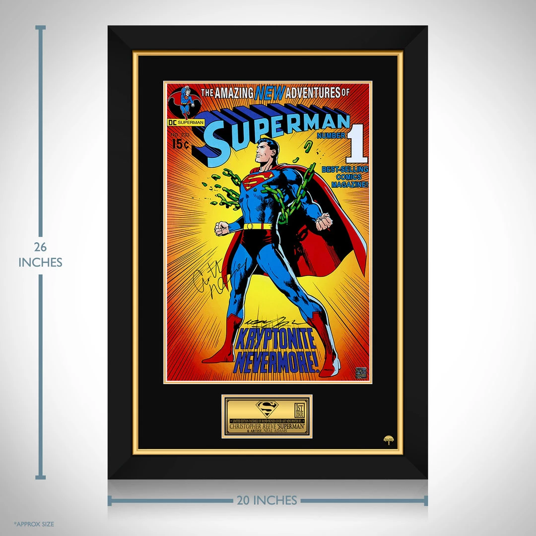 RARE-T Limited Edition Frames Superman Kryptonite Art Print Limited Signature Edition Studio Licensed Custom Frame 5 RARE-T Limited Edition Frames Superman Kryptonite Art Print Limited Signature Edition Studio Licensed Custom Frame