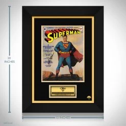 RARE-T Limited Edition Frames Superman Limited Signature Edition Comic Book Cover Art Custom Frame
