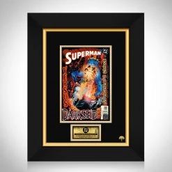 RARE-T Superman Vs Darkseid #1 Limited Signature Edition Comic Book Cover Art Custom Frame Limited Edition Frames