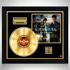 RARE-T Limited Edition Frames Supernatural Soundtrack Gold LP Limited Signature Edition Studio Licensed Custom Frame