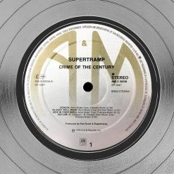 RARE-T Limited Edition Frames Supertramp - Crime Of The Century Platinum LP Limited Signature Edition Studio Licensed Custom Frame