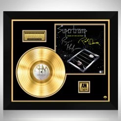 RARE-T Supertramp - Crime Of The Century Gold LP Limited Signature Edition Studio Licensed Custom Frame