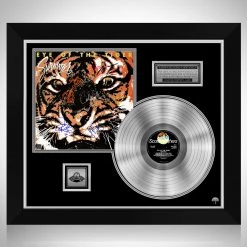RARE-T Survivors - The Eye Of The Tiger Platinum LP Limited Signature Edition Studio Licensed Custom Frame Limited Edition Frames