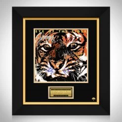 RARE-T Limited Edition Frames Survivors - The Eye Of The Tiger LP Cover Limited Signature Edition Studio Licensed Custom Frame