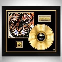 RARE-T Survivors - The Eye Of The Tiger Gold LP Limited Signature Edition Studio Licensed Custom Frame Limited Edition Frames