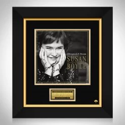 RARE-T Susan Boyle - I Dreamed A Dream LP Cover Limited Signature Edition Studio Licensed Custom Frame