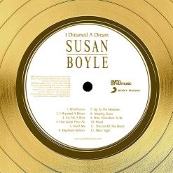 RARE-T Susan Boyle - I Dreamed A Dream Gold LP Limited Signature Edition Studio Licensed Custom Frame Limited Edition Frames 14 RARE-T Susan Boyle - I Dreamed A Dream Gold LP Limited Signature Edition Studio Licensed Custom Frame Limited Edition Frames