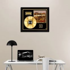 RARE-T Limited Edition Frames System Of A Down - Toxicity Gold LP Limited Signature Edition Studio Licensed Custom Frame
