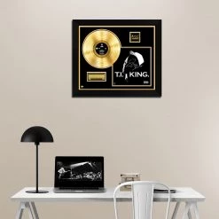 RARE-T T.I. - King Gold LP Limited Signature Edition Studio Licensed Custom Frame
