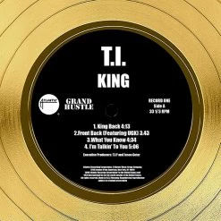 RARE-T T.I. - King Gold LP Limited Signature Edition Studio Licensed Custom Frame