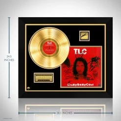 RARE-T TLC - Crazy Sexy Cool Gold LP Limited Signature Edition Studio Licensed Custom Frame Limited Edition Frames