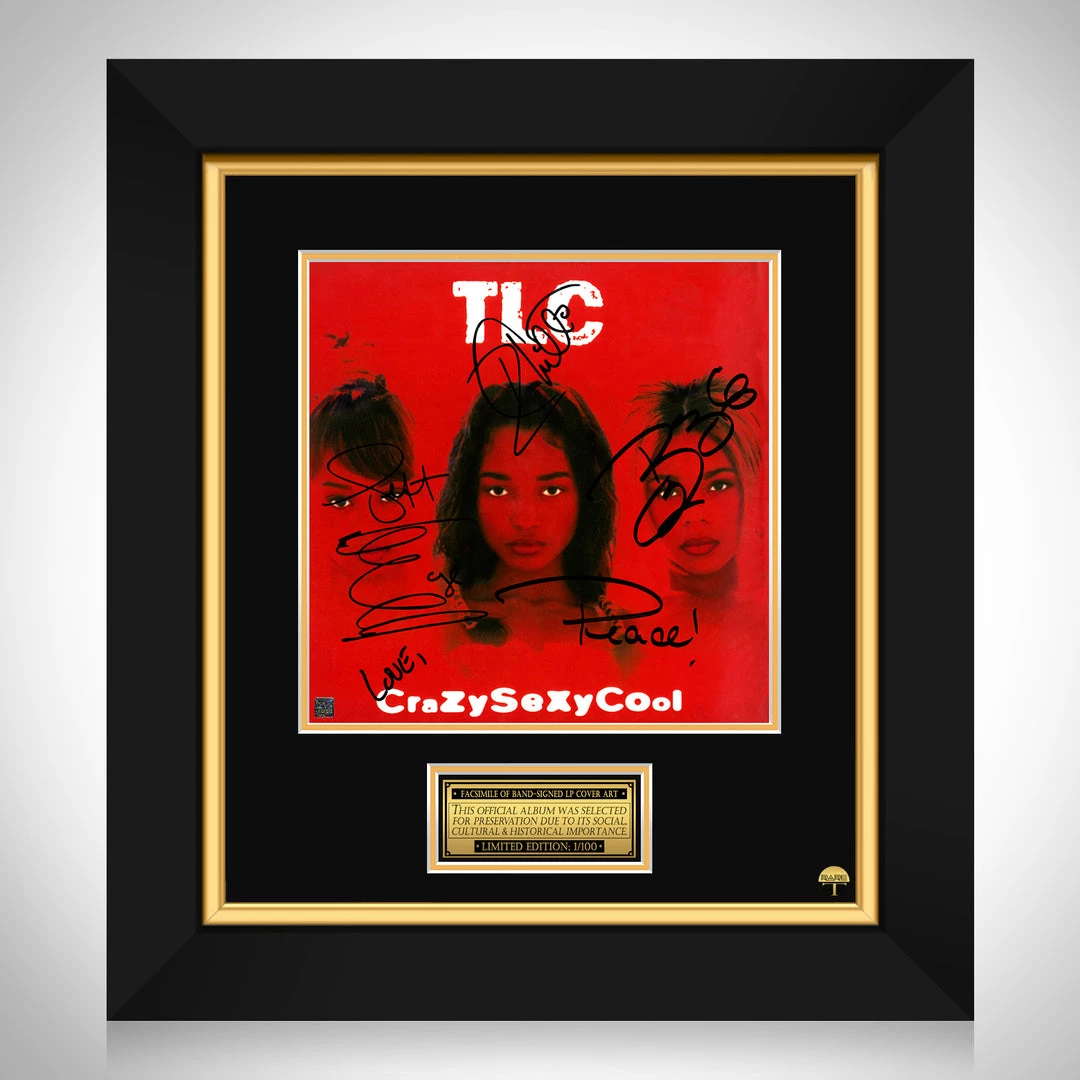 RARE-T TLC - Crazy Sexy Cool LP Cover Limited Signature Edition Studio Licensed Custom Frame 1 RARE-T TLC - Crazy Sexy Cool LP Cover Limited Signature Edition Studio Licensed Custom Frame