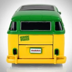 Toy Wonders TMNT 1962 Volkswagen Bus & Leonardo Metal Die-Cast - Premium Display