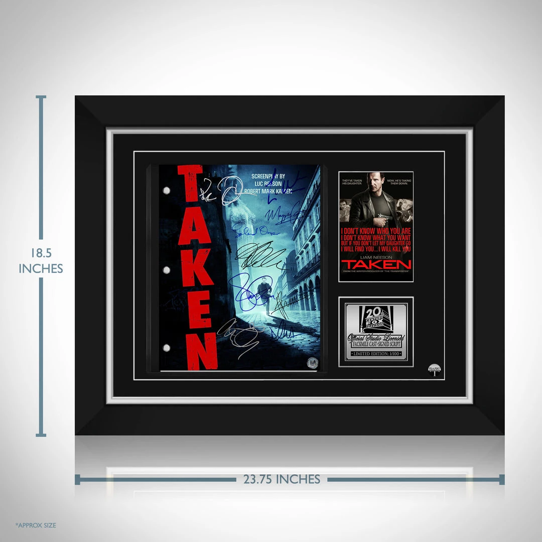 RARE-T Limited Edition Frames Taken Script Limited Signature Edition Studio Licensed Custom Frame 3 RARE-T Limited Edition Frames Taken Script Limited Signature Edition Studio Licensed Custom Frame