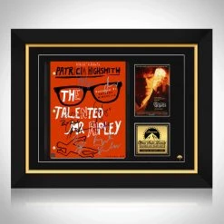 RARE-T The Talented Mr. Ripley Script Limited Signature Edition Studio Licensed Custom Frame Limited Edition Frames