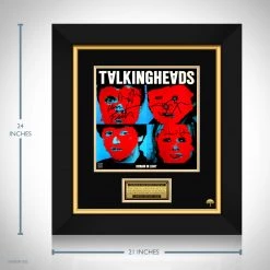 RARE-T Talking Heads - Remain In Light LP Cover Limited Signature Edition Studio Licensed Custom Frame