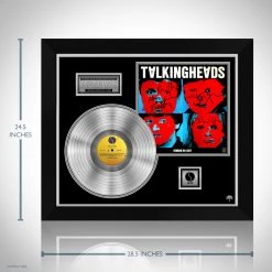 RARE-T Limited Edition Frames Talking Heads - Remain In Light Platinum LP Limited Signature Edition Studio Licensed Custom Frame