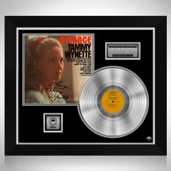 RARE-T Limited Edition Frames Tammy Wynette - D-I-V-O-R-C-E Platinum LP Limited Signature Edition Studio Licensed Custom Frame