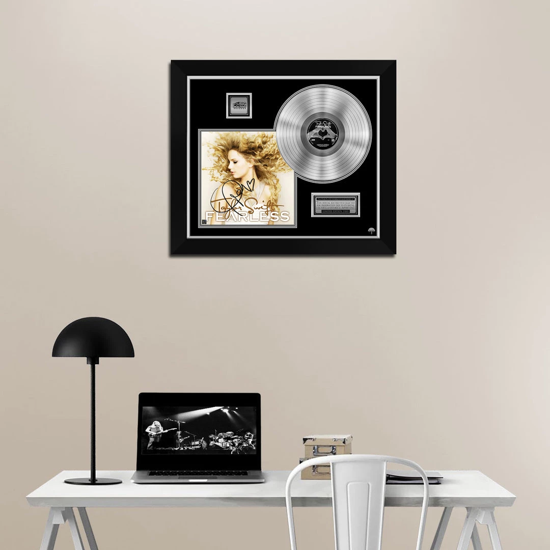 RARE-T Limited Edition Frames Taylor Swift Fearless Platinum LP Limited Signature Edition Studio Licensed Custom Frame 5 RARE-T Limited Edition Frames Taylor Swift Fearless Platinum LP Limited Signature Edition Studio Licensed Custom Frame